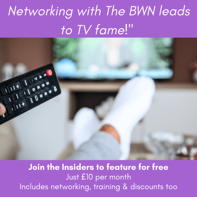 Networking with The BWN leads to TV fame!