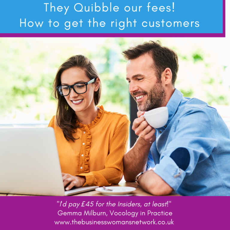 They quibble our fees!