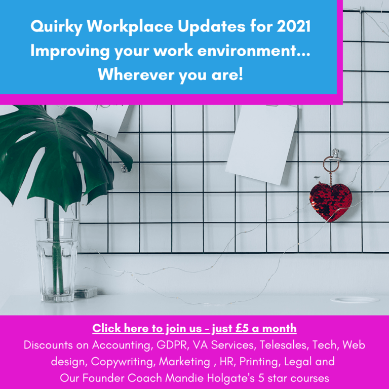 Quirky Workplace Updates for 2021