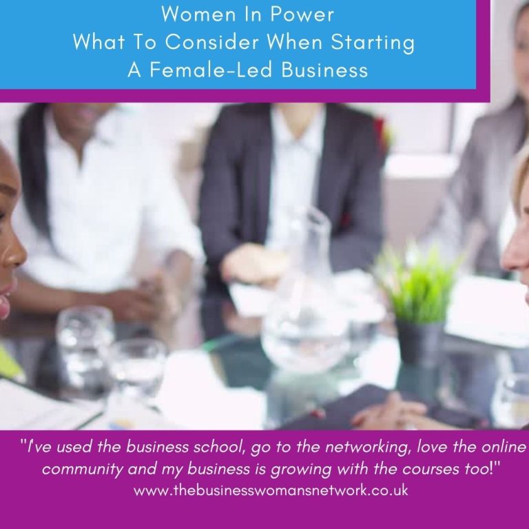 Women In Power: What To Consider When Starting A Female-Led Business