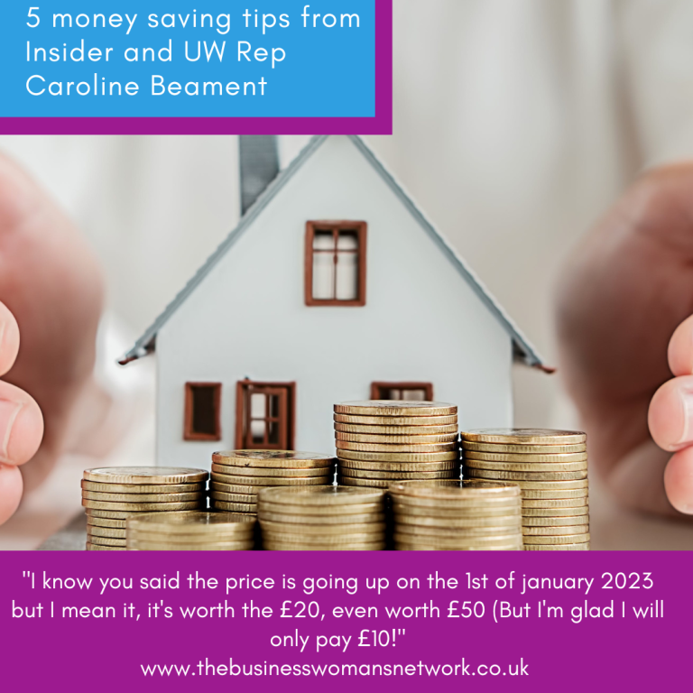 Caroline beament uw rep saving money advice business owners