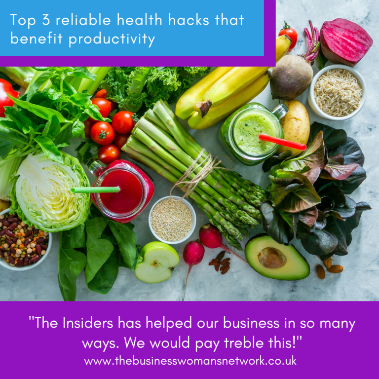Top 3 reliable health hacks that benefit productivity