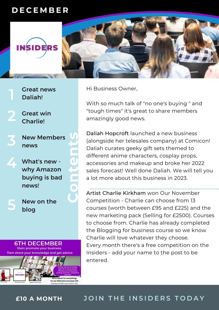 BWN Insiders business owners news winners and new members