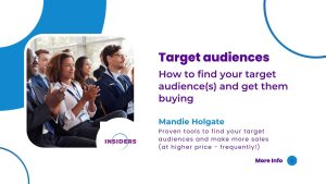 how to find your target audiences and get them buying