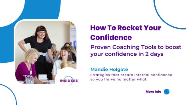 how to rocket your confidence in a weekend - ideal for students and business owners