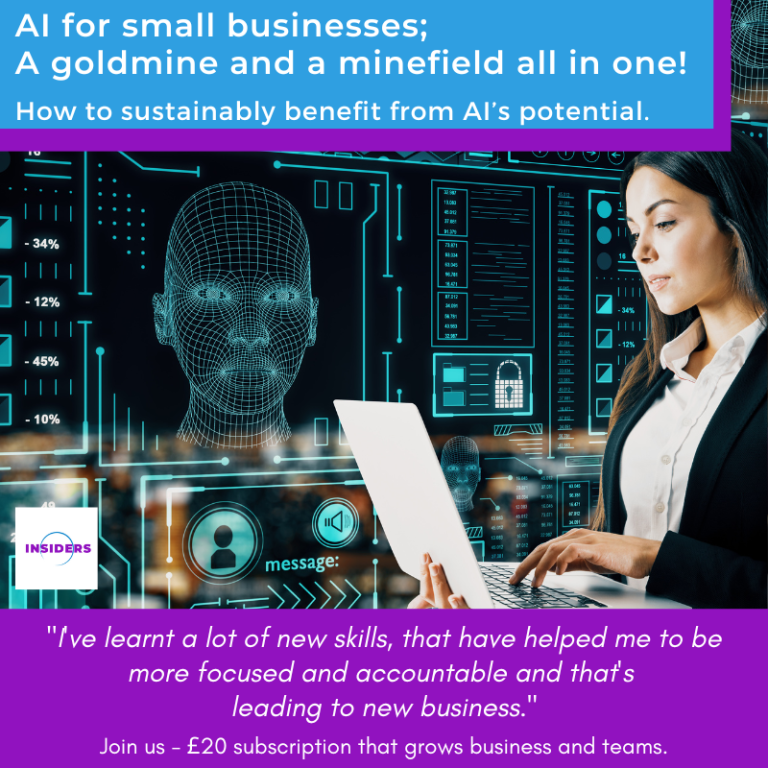 AI for small businesses a gold mine and a minefield all in one!