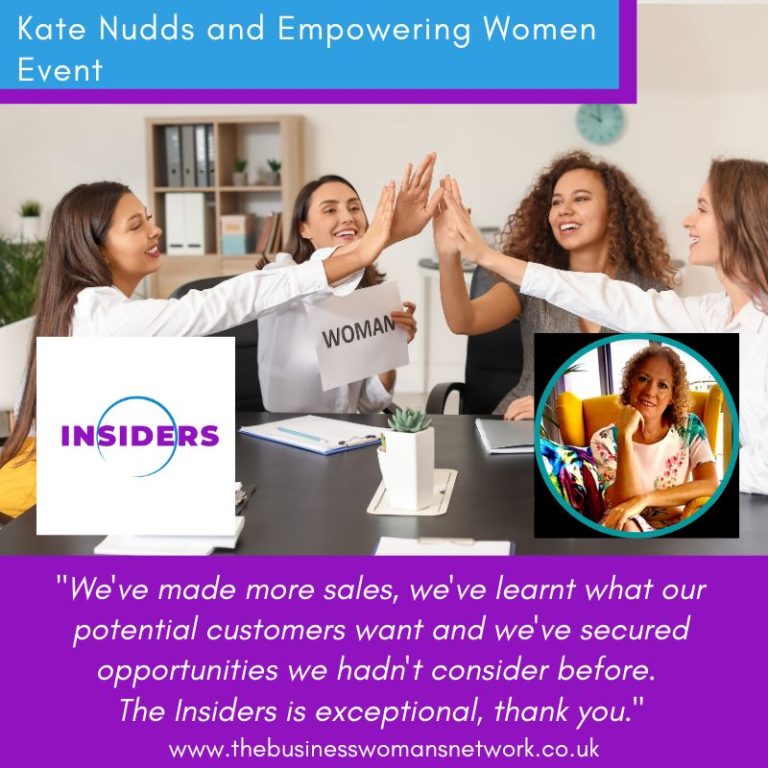 Kate Nudds and Empowering Women