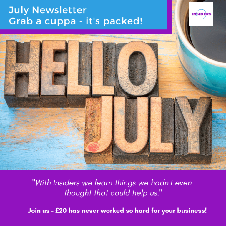 July newsletter for small business