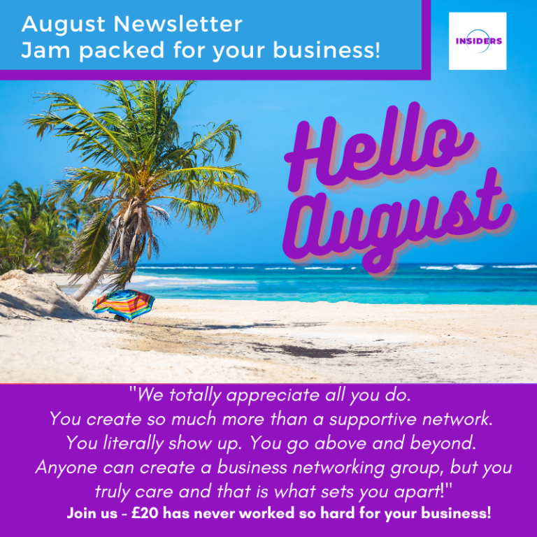 August Newsletter