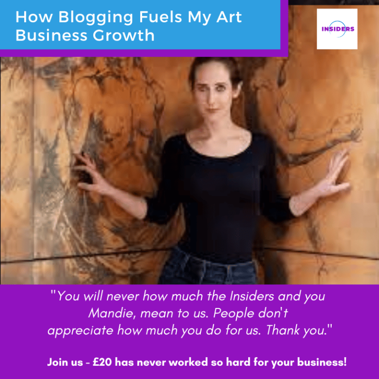 How Blogging Fuels My Art Business Growth