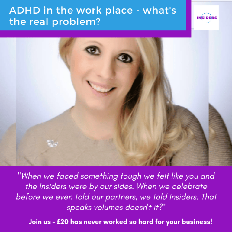 ADHD in the work place - what's the real problem?
