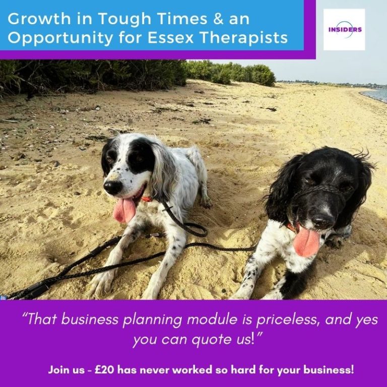 Growth in Tough Times & an Opportunity for Essex Therapists