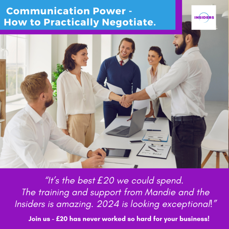 Communication Power – How to Practically Negotiate.
