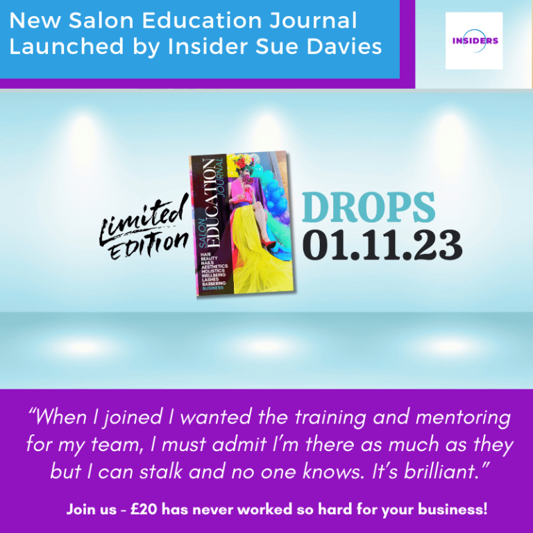 New Salon Education Journal Launched by Insider Sue Davies