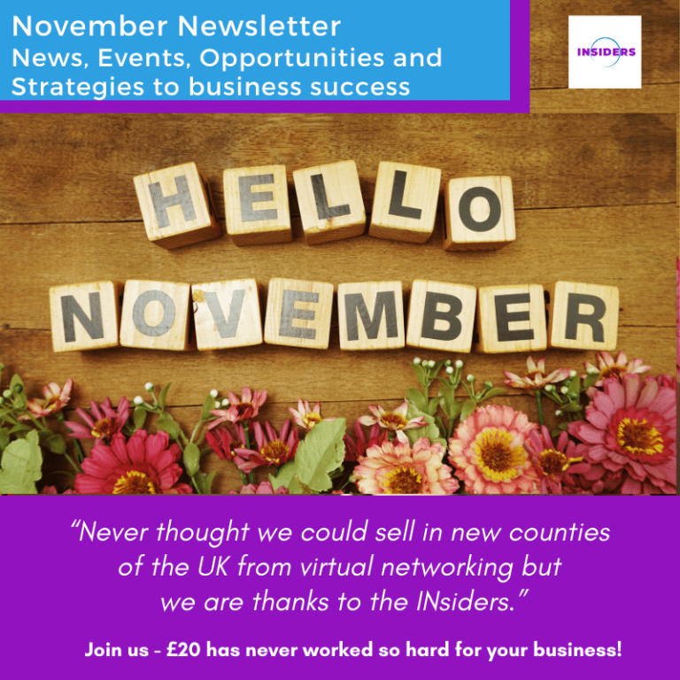 November Newsletter – Business Owners did you miss aLL this?