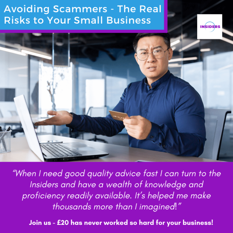 Avoiding Scammers – The Real Risks to Your Small Business.