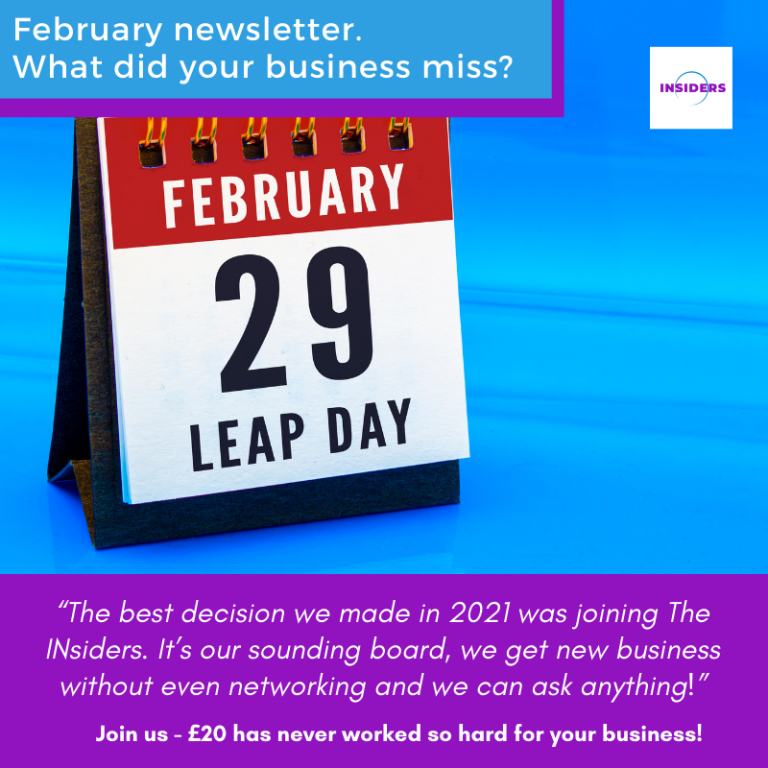 february newsletter for small businesses
