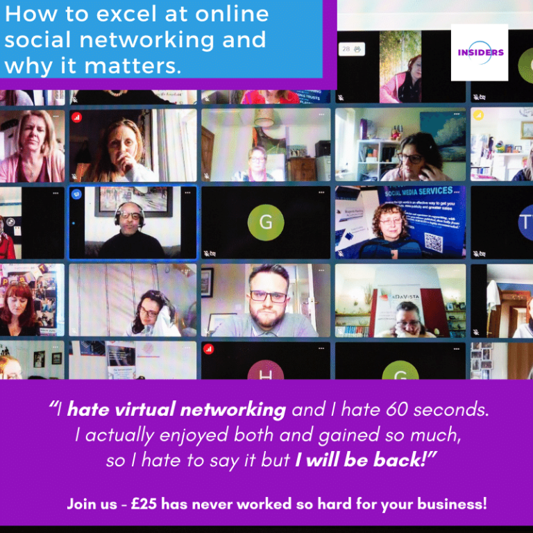 How to excel at online social networking and why it matters.