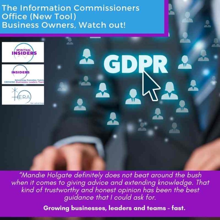 The Information Commissioners Office (New Tool) - Business Owners, Watch out!