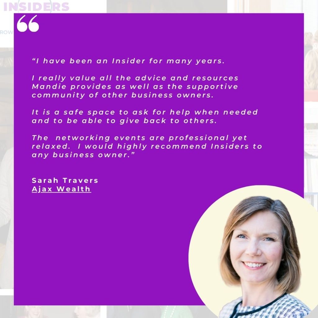 review for insiders networking sarah travers