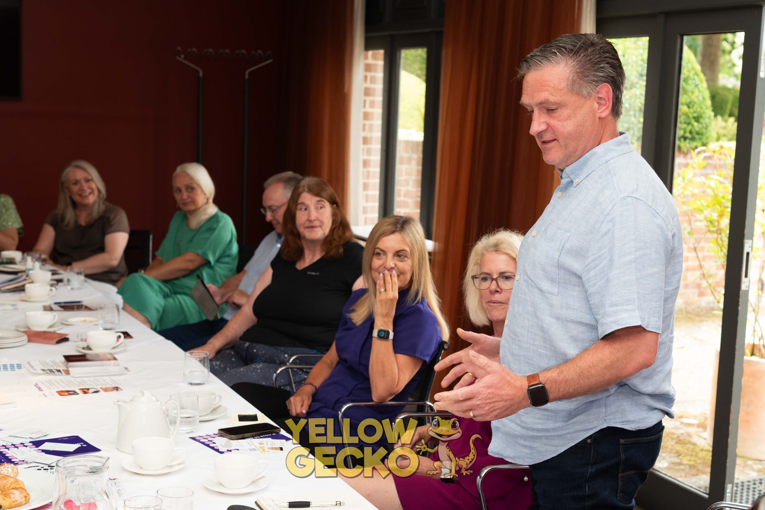 business men and women at the bwn insiders face to face networking in essex
